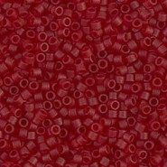 Miyuki delica Beads 11/0 - Matted transparent dark cranberry DB-1262